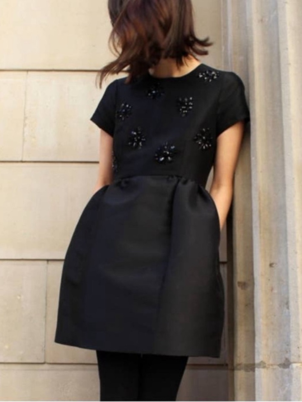 Kate Spade Short Sleeve Embellished Las Vegas Dress